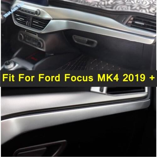 Central Control Instrument Panel Trim For Ford Focus MK4 2019 - 2021 Air outlet Cover Dashboard Strip Car Protective Accessories