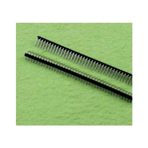 10PCS 1*40PIN Single Row Male Pin Header Right Angle 1X40PIN 2.54MM 40 PIN Connector 40pin strip 1*40p