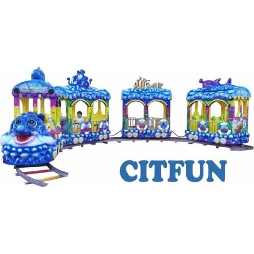 Ocean World Amusement park Electric train with tracks HC-005C