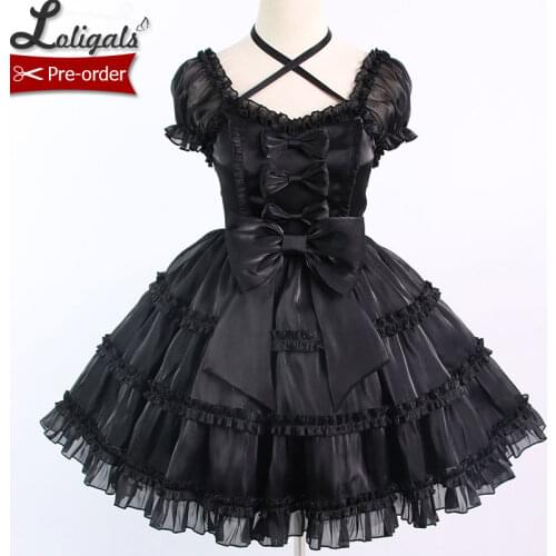 Pre-order ~ Girls' Party ~ Sweet Mini OP Lolita Dress with Bow Train by Alice Girl
