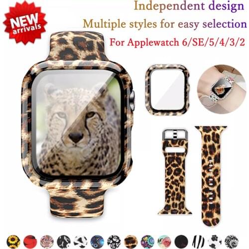 Multicolor silicone For apple watch band 6 44mm 40mm 42mm 38mm luxury bracelet for iWatch series 6 5 4 3 se 2 rubber wrist loop