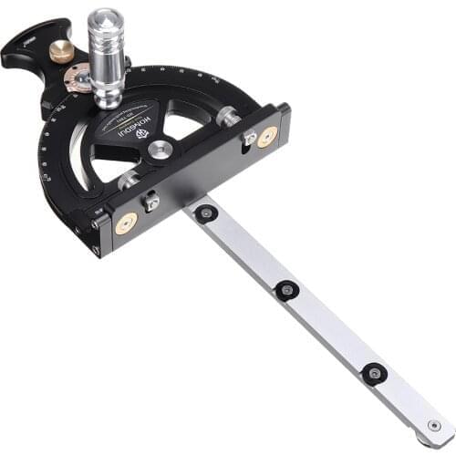 Miter Gauge 0-70 ° Woodworking Table Saw Handle 70 ° Assembly Angle Ruler Multipurpose Woodworking Tools Home Miter Gauge