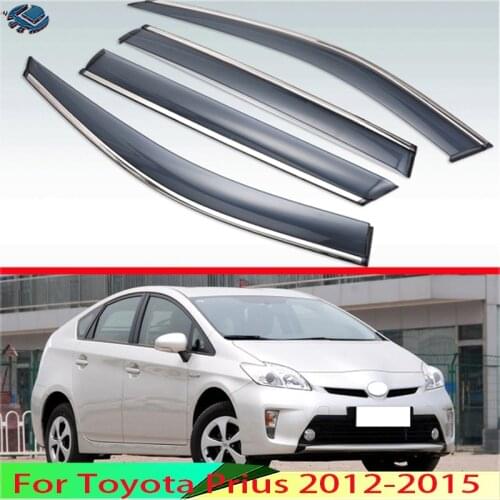 For Toyota Prius 2012-2015 ABS Plastic Window Wind Deflector Visor Rain/Sun Guard Vent