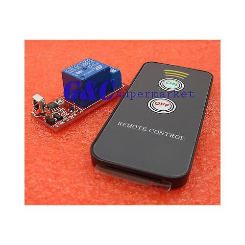 1 Channel Infrared Switch Relay Driving Module Board 12V Remote Controller