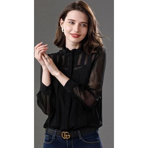 Женские прозрачные рубашки Beaumooi China At AliExpress