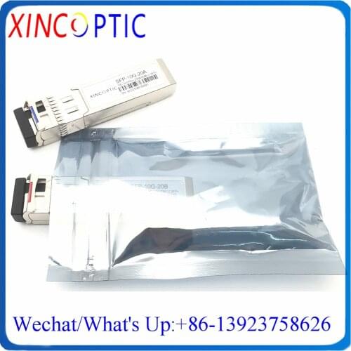 Free Shipping !!! Switch Optical Fiber 10G BIDI SFP 20Km WDM SFP 1270/1330nm with LC Connector DDM