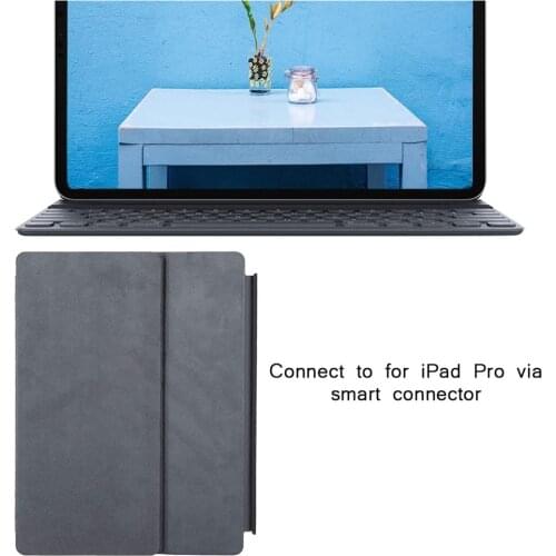For App le Smart Keyboard for iPad Pro 12.9 1st / 2nd Gen(2015-2017) Gray