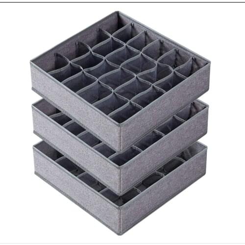 Home Portable Cationic fabric closet cosmetics socks underwear stationey cabinet storage Organizer box Dividers for drawers