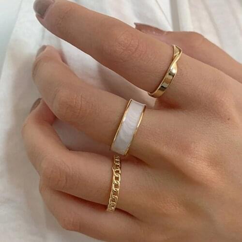 HEONYIRRY Women's Gold Rings