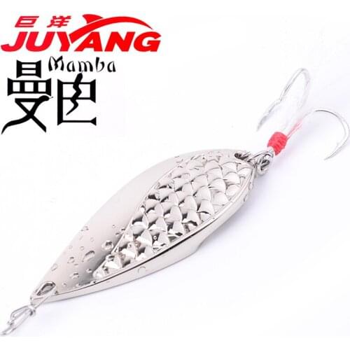 JUYANG Metal Lure Spoon Fishing Lures 2g 5g 7.5g 10g 15g 20g winter Hard Baits Metal Material Fishing Tackle