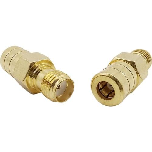 2Pcs SMA Female to SMB Female Connector RF Coaxial Coax Adapter SMA to SMB Jack Digital Radio Aerial Antenna Connectors Adaptor