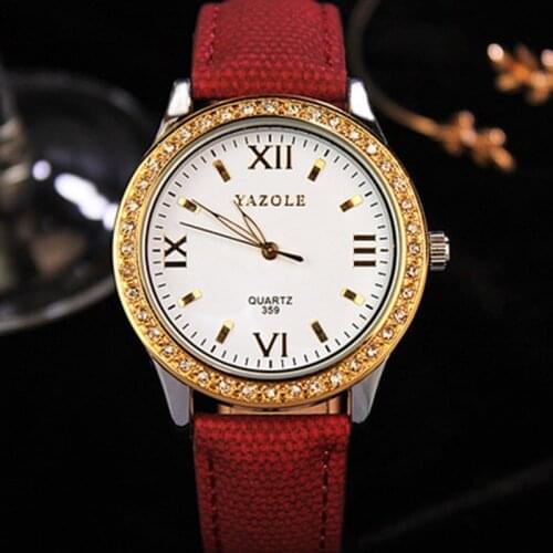 Top marque Yazole Quartz-Montre Quartz Montre Femme horloge femmes montres Relojes Mujer Relogio Feminino robe dames Montre