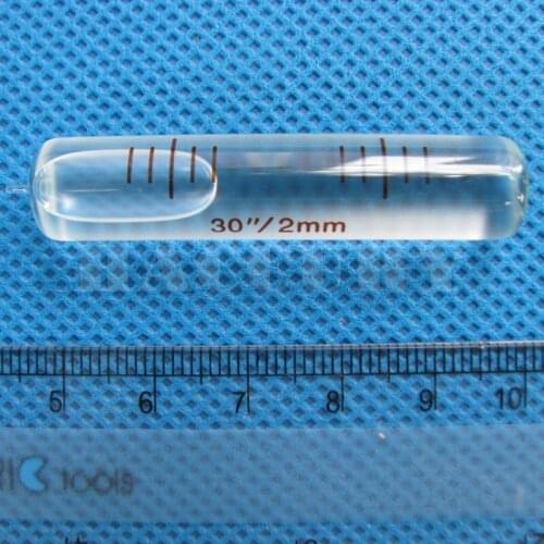 Size 11*49mm 30"/2mm High Precision Mini bubble level for BOIF Level Fitting Accessories of Surveying Instrument Accessories