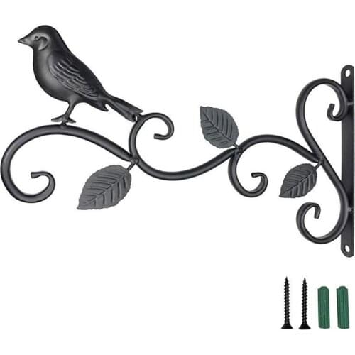 Wall Light Wind Chimes Lantern Hook Bracket Plant Flower Pot Hanging Basket birdcage Hanging Basket Garden Home Decoration