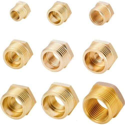 M10x1 M14x1.5 M18x1.5 M20x1.5 1/4'' 1/2'' 3/4'' 1''Thread Pneumatic Pressure Gauge Conversion Adapter Pipe Fittings