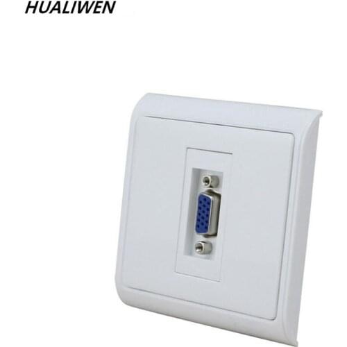 Serial port welding female socket RS232 data COM female socket 9-pin 86 type wall socket