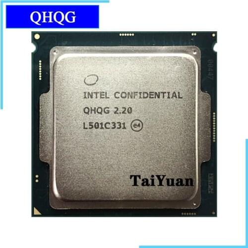 Intel core i7 es QHQG 2.2 GHz Quad-Core Eight-Thread CPU Processor L2=1M L3=8M 6700K 6400T LGA 1151