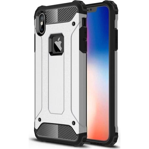 10pcs/Lot 2 In 1 Rugged Armor Hard PC Shockproof Cover Case For Iphone 13 12 Mini 11 Pro SE 2020 Xs Max Xr X 8 7 Plus