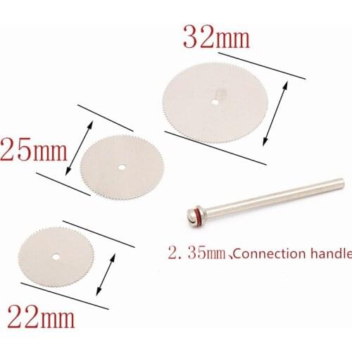 5/1Pcs Cutting Disc Accessory 32mm Stainless Steel For Dremel Rotary Tool Power Drill Accessory Wood Metal Rotary Cutting Discs
