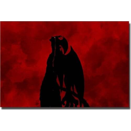 Devilman Crybaby Japan Anime Comic Movie Art Prints Silk Canvas For Wall Pictures Room Decoration-007