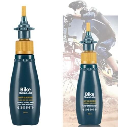 60ml MTB Road Bike Chain Lube Bicycle Lubricant Silicone Oil Cycling Accessories Protects Against Wear Rust Dust