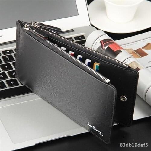 Bank card holder, multi-bit zipper, long wallet, credit card holder, youth wallet business card holder card id card holder