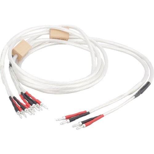 2.5M Audiocrast Speaker cable Biwire speaker cable 100% brand new pair