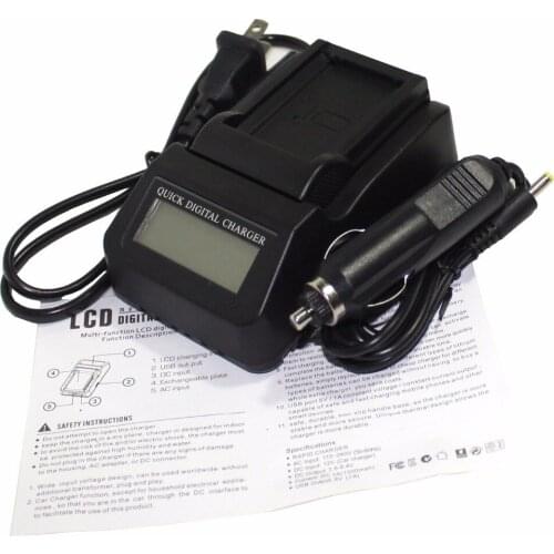 LP-E10 LPE10 Camera Battery Digital Charger LCD Display Fast Charger For Canon EOS 1100D 1200D Kiss X50 X70 Rebel T3 T5