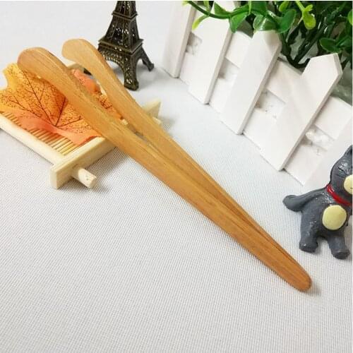 400pcs 18cm Natural Bamboo Tea Clip Tea Cup Clamp Chinese Tea Ceremony Accessories