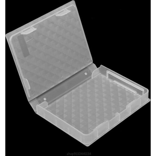 2.5 inch Hard Disk Drive SSD HDD Protection Storage Box Case Clear PP Plastic D08 20 Dropship