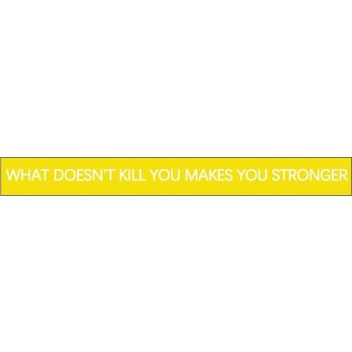 300pcs Motivational WHAT DOESN'T KILL YOU MAKES YOU STRONGER Silicone Bracelets Rubber Wristbands Free Shipping by DHL
