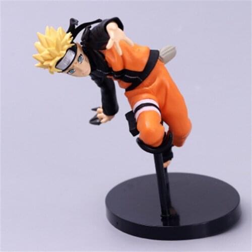 Anime Naruto Shippuden Figure Uzumaki Naruto Ninja Action Figure With Weapon Kunai Shuriken Jump 50th Anniversary Model Toy 15cm