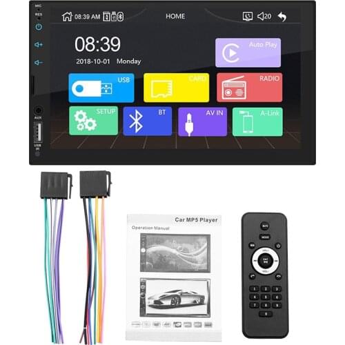 Car Touch Screen Stereo FM Radio Bluetooth Player Supports Android IOS Mirror Connection Play For Apple 2 DIN Car MP5 MP3 2021