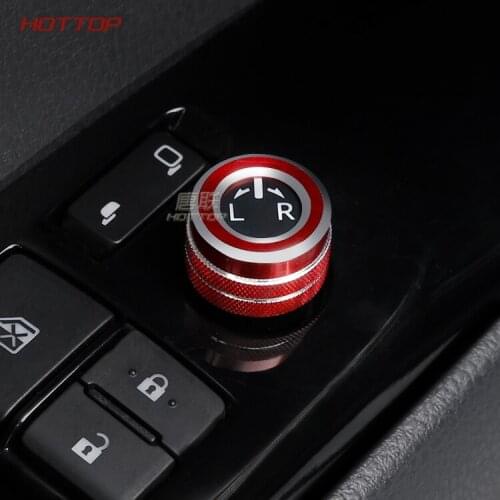 Stainless Steel Rearview Door Mirror adjust ring decoration cover for Toyota Camry 2018 2019 8th styling