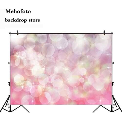 Mehofoto Photography Backdrop Glitter Bokeh Photo Booth Backgrounds Newborn Baby for Photograph Studio Props Vinyl Cloth 803