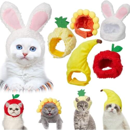 Pet Headgear Cat Costume Cat Hat Pet Cat Dog Costumes Hat Cute Cartoon Pet Halloween Costume Pet Hat