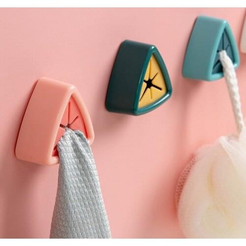 Creative kitchen towel rack free punch storage hook kitchen cloth plug hanger hand towel dish towel rack
