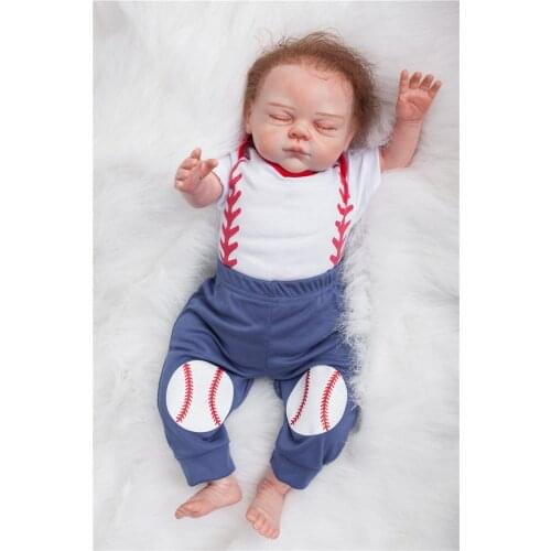 100% handmade reborn babies dolls 20" real true newborn babies looking silicone doll toys girl lover gift bonecas high quality