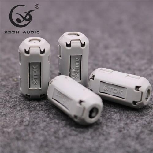 10pcs 5mm 7mm 9mm 11mm 13mm Magnetic Snap-on Emc Line Ferrite Core rf filter RFI EMI Noise Suppressor Cable Clip