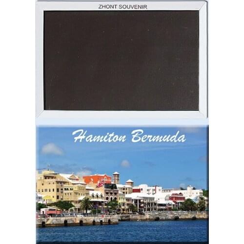 The shoreline in Hamilton Bermuda 22612 Landscape Magnetic refrigerator gifts for friends Travel souvenirs