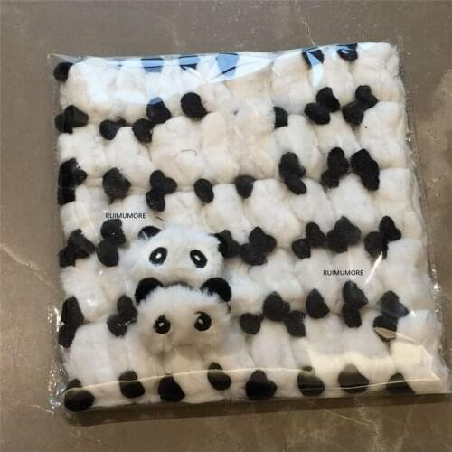 Small Panda 3CM Stuffed Plush Toy For Accessories OF Bouquet