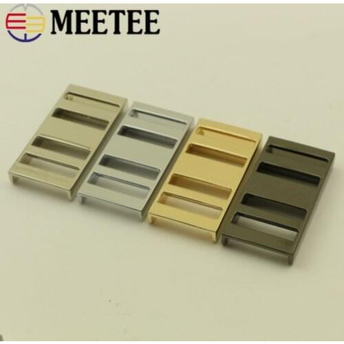 2/4pcs 20mm Metal Buckle Adjustment Backpack Schoolbag Strap Belt Buckles Clothing Decoration Handbag Hardware Accessories BF672