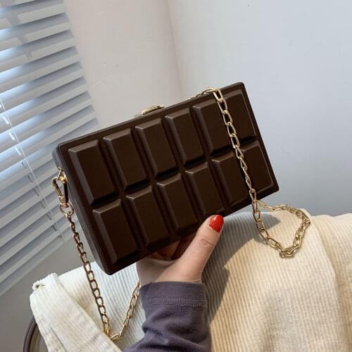 2021 New Trendy High Quality Chain Atmosphere Messenger Bag Retro Portable Small Square Bag Fashion Lady Western Box Bag Female