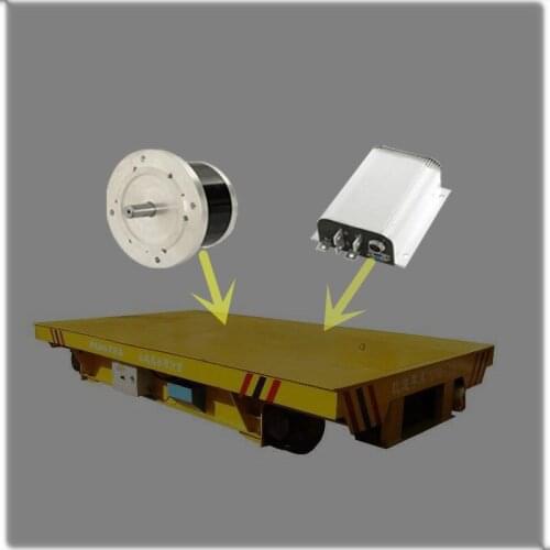 Factory wholesales hall sensor feedback high power 2kw bldc motor 24v brushless dc motor and controller for tracked vehicle RGV