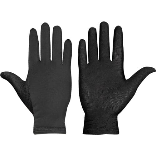 Newest Quick-drying Lined Gloves Breathable Cool Not Sultry Ice Silk Universal Men Female Motorcycle Gloves for Summer Cycling