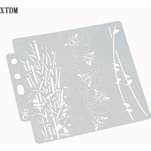 Trunk plastic mold shield DIY cake scrapbook stencils hollow Embellishments printing lace ruler Valentines Day