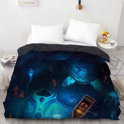 1 Pcs 3D Printed Cartoon Tortoise Duvet Cover 240x220 King Size Printing NO Pillowcases And NO Sheets Home Textiles Comforter