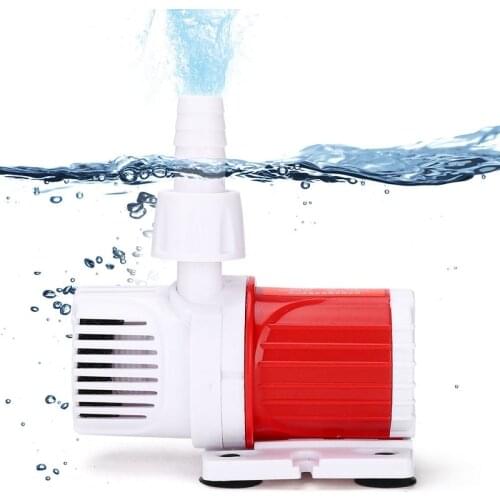 DC12V/24V Fish Tank Submersible Pump, Aquarium Filtration Circulating Pump, High-lift Ultra-quiet Micro-pump