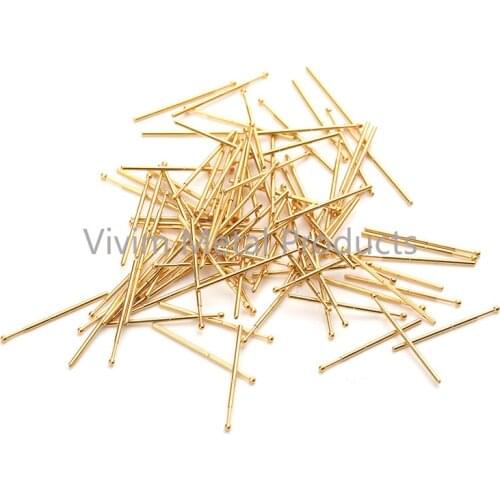 100 / PCS Spring Test Probe Hardware Tool Durable Metal Brass Test Probe Sleeve Length 16.55mm Home Convenient Test Tool PA50-D2