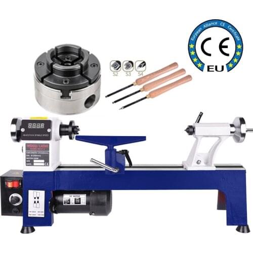 3.5'' chuck Pen woodworking lathe 8'' wood rotating machine with Turning tool kit diy pen Multifunctional mechanical equipment